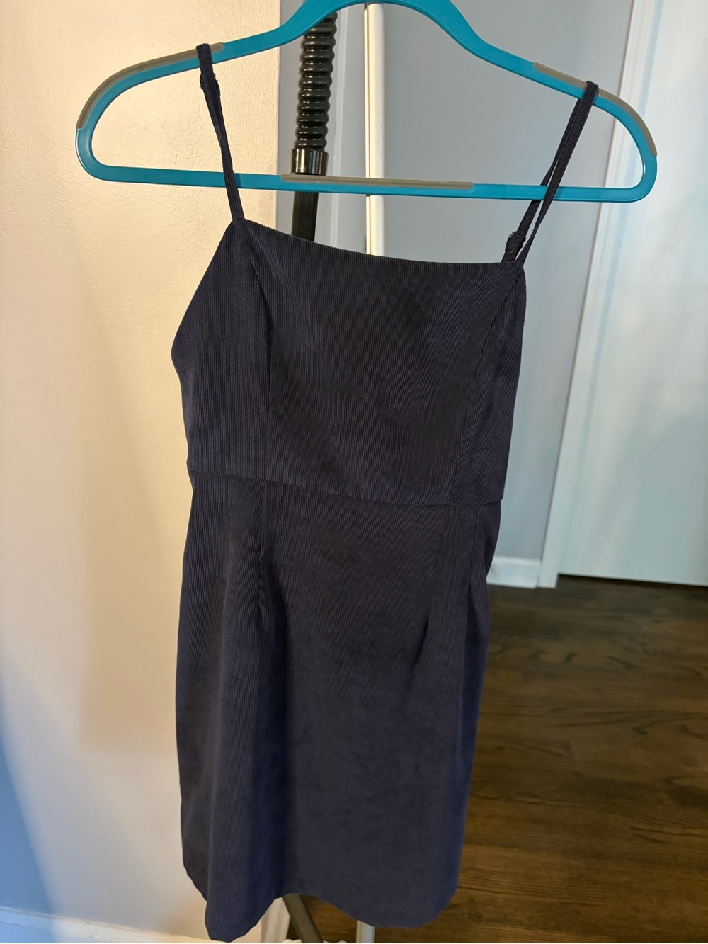 Urban Outfitters Navy Mini Corduroy Dress